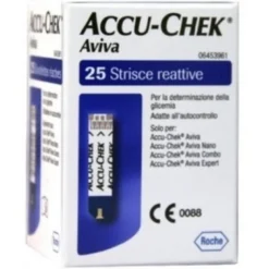 Accu-chek Aviva 25 Strisce per Glicemia