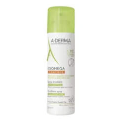A-Derma Exomega Control Spray Emolliente Tripla Azione - Spray lenitivo per pelle secca e a tendenza atopica - 200 ml