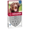 Advantix Spot-On per Cani da 25 a 40 Kg - Pipette antiparassitarie - 4 Pipette monodose da 4 ml