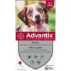 Advantix Spot-On per Cani da 10 a 25 Kg - Pipette antiparassitarie - 4 Pipette monodose da 2,5 ml