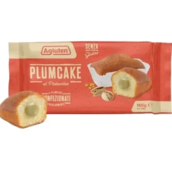 AGLUTEN PlumCake Pistacc.4x40g