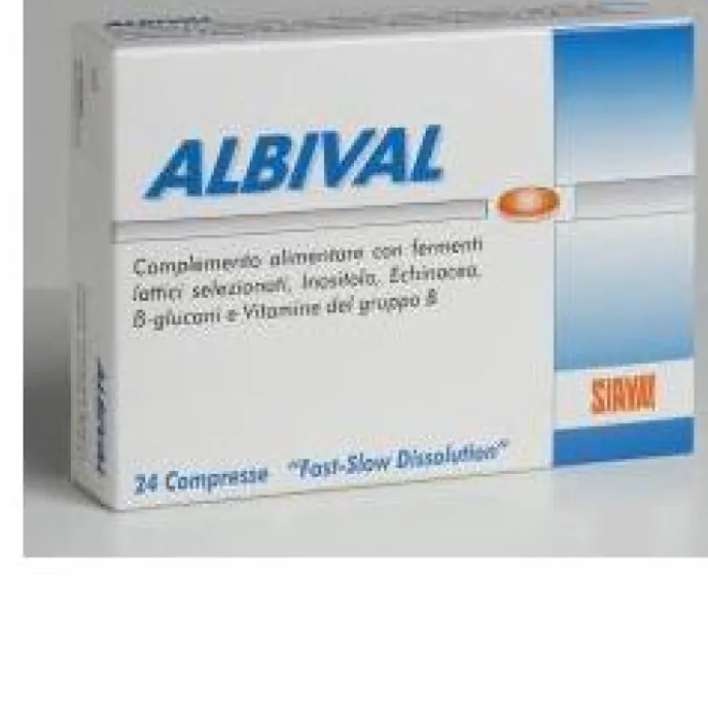 ALBIVAL 24 Compresse