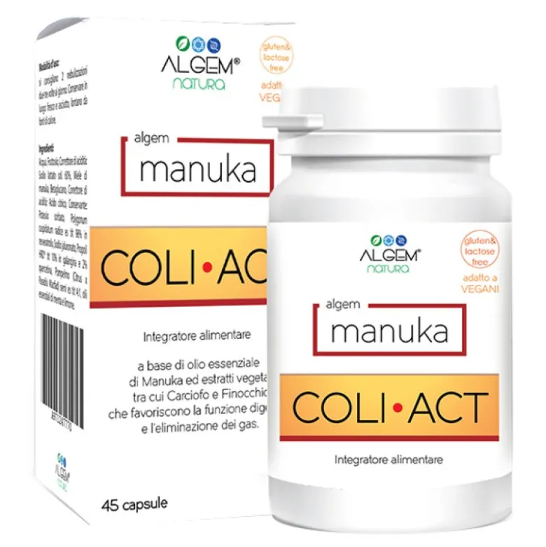 ALGEM MANUKA Coli-Act 45 Capsule