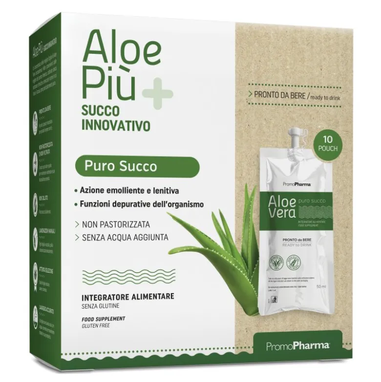 ALOE PIU'Succo Puro 10Stk PRP