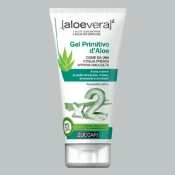 Aloevera 2 Gel Primitivo d'Aloe - Trattamento idratante e lenitivo per pelle sensibile o arrossata - 150 ml