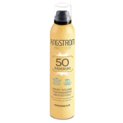 Angstrom Protect Instadry Spray Trasparente Bambini SPF50 - Protezione solare molto alta per bambini - 250 ml