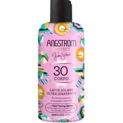 Angstrom Protect Latte Solare Ultra Idratante SPF30 - Protezione solare alta per il corpo - By Giulia Salemi - 200 ml
