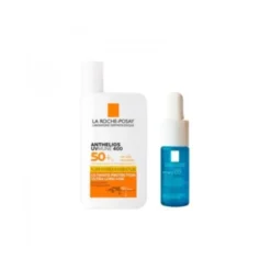 Anthelios UVmune 400 Fluido Invisibile SPF 50+ + Hyalu B5 Siero - Protezione solare molto alta + Siero rimpolpante anti-rughe