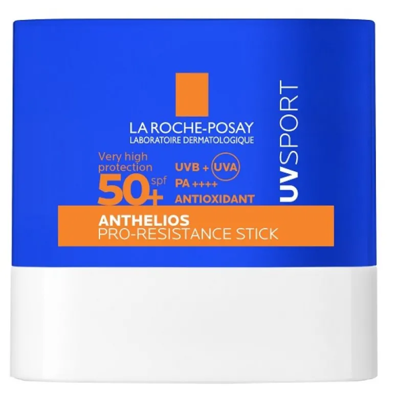 Anthelios Uvsport Stick Solare SPF50+ - Stick invisibile per l'attività sportiva intensa - 8 g