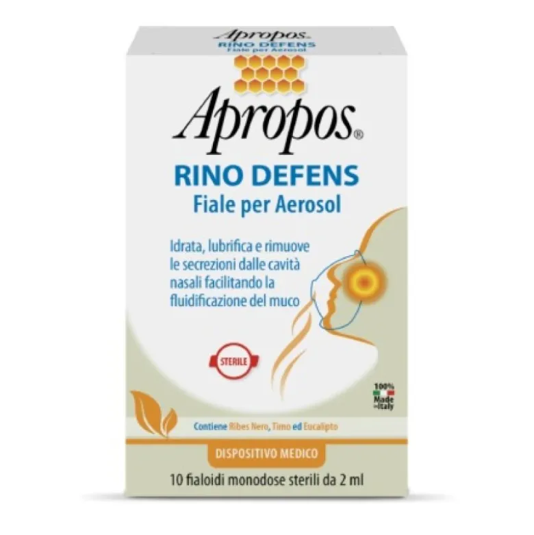 Apropos Rino Defens soluzione fisiologica 10 fiale per Aerosol