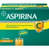 Aspirina C Granulato - Trattamento sintomatico di mal di testa, febbre e dolori muscolari - Gusto arancia - 10 Bustine