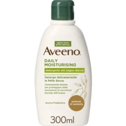 Aveeno Detergente Olio Bagno e Doccia - Detergente per pelli da normali a secche al profumo di mandorle - 300 ml