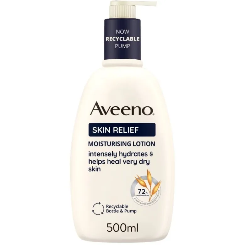 Aveeno Skin Relief Crema Nutriente Lenitiva - Crema corpo per pelle molto secca e sensibile - 500 ml