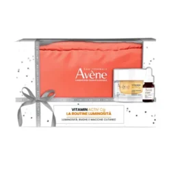 Avene Cofanetto di Natale Vitamin Activ Cg- Crema viso illuminante + Siero viso illuminante + Pochette