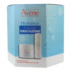 Avene Hydrance Cofanetto Natale - Aqua gel crema idratante viso 50 mL + Acqua termale spray 50 mL