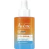 Avene Solare Ultra Siero Idrata a lungo - Siero viso idratante con protezione solare molto alta - 30 ml