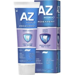 AZ Pro-Expert Dentifricio Denti Forti - Dentifricio rinforzante per smalto e denti indeboliti - Gusto menta - 75 ml