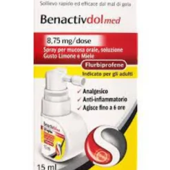 Benactivdolmed Spray - Spray per mal di gola - 15 ml