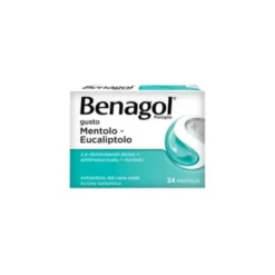 Benagol - Per i primi sintomi del mal di gola - Gusto Mentolo Eucalipto - 24 pastiglie
