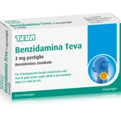 BENZIDAMINA 3mg 20 Past.TEVA