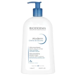 Bioderma Atoderm Crème De Douche - Detergente ultra-nutriente per pelle secca - 1 litro