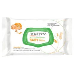 BIOGENYA Salviettine Baby Cotone Eco Natural 100% Biodegradabili 72pz