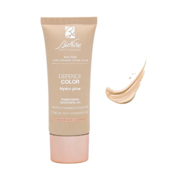 Bionike Defence Color Hydra Glow Fondotinta SPF15 101 - Fondotinta idratante in crema - Colore Perle - 30 ml