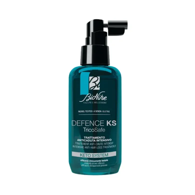 Bionike Defence Ks Tricosafe - Trattamento anticaduta per capelli diradati - 100 ml