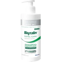 Bioscalin Total Care Shampoo Fortificante Volumizzante - Shampoo rinforzante per capelli deboli - 400 ml - Nuova Formula