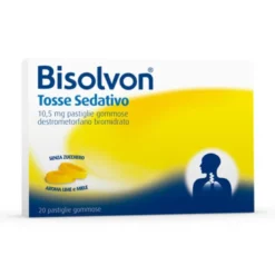 Bisolvon Tosse Sedativo per Tosse Secca Notturna, 20 Pastiglie Gommose