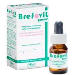 Brefovil Gocce - Integratore per l'equilibrio della flora batterica intestinale - 10 ml