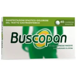Buscopan Crampi Addominali, Mal di Pancia, e Dolori, 40 Compresse Rivestite