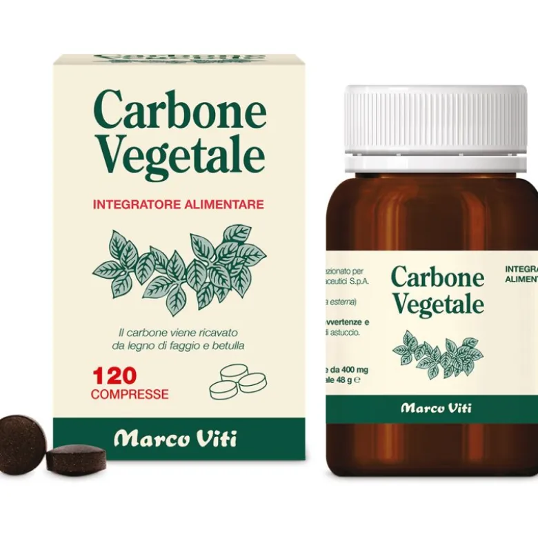 CARBONE Vegetale 120 Compresse