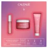 Caudalie Cofanetto di Natale Vinosource Hydra - Crema SOS Idratazione Intensa 50 ml + Siero SOS 10 ml + Maschera crema 15 ml