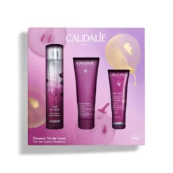 Caudalie Cofanetto di Natale 2023 The Des Vignes - Acqua profumata + Gel doccia + Crema mani e unghie