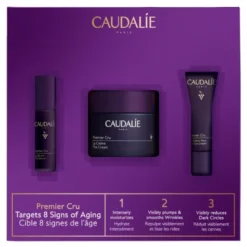 Caudalie Cofanetto di Natale Premier Cru - Crema viso 50 ml + Crema viso ricca 15 ml + Contorno occhi 5 ml