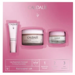 Caudalie Cofanetto di Natale Resveratrol-Lift - Crema cashmere 50 ml + Crema Tisana della notte 15 ml + Contorno occhi 5 ml