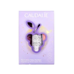 Caudalie Cofanetto di Natale 2024 Trio Crema Mani - Vinotherapist Crema mani + The des Vignes crema mani + Rose des Vignes crema mani
