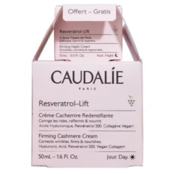 Caudalie Cofanetto Resveratrol Lift - Crema Cachemire Ridensificante 50 ml + Crema Tisana della Notte 15 ml