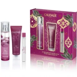 Caudalie Cofanetto The Des Vignes 2021 - Acqua Fresca profumata 50 ml + Gel doccia 50 ml + Acqua Fresca Roll-on 10 ml