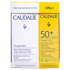 Caudalie Cofanetto Vinoperfect + Vinosun - Siero antimacchie + Fluido Solare Viso SPF50+ - Edizione 2024
