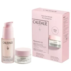 Caudalie Resveratrol Lift Cofanetto Anti rughe - Siero liftante 30 mL + Crema Cashmere ridensificante 15 mL