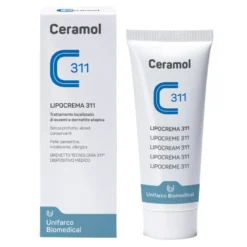 Ceramol Lipocrema 311 Trattamento Localizzato - Trattamento per pelle con dermatite atopica ed eczema - 100 ml