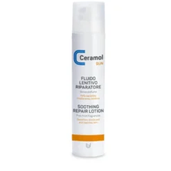 Ceramol Sun Fluido Lenitivo Riparatore - Fluido lenitivo per scottature solari - 100 ml