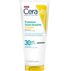 Cerave Protezione Solare Idratante Invisibile SPF30 - Protezione solare alta per viso e corpo - 200 ml