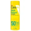 Cerave Stick Solare Invisibile SPF50+ - Stick per viso, labbra e zone sensibili - 8 g