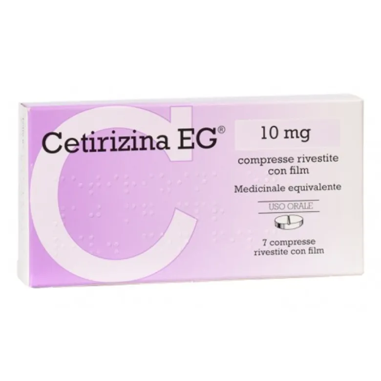 CETIRIZINA 10mg 7 Compresse EG