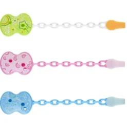 Chicco Clip con Catenella Rosa 0m+