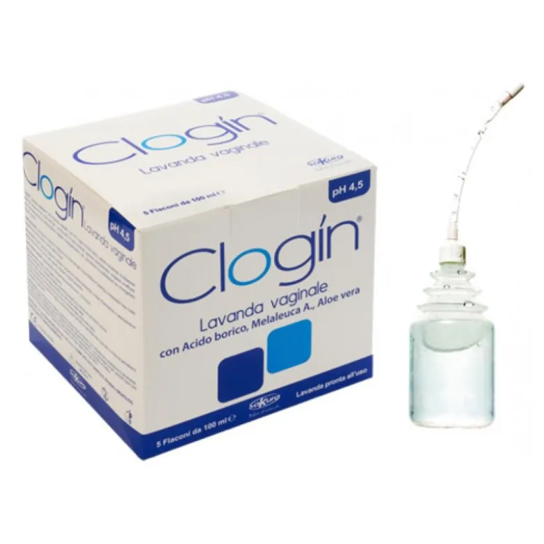 CLOGIN Lavanda Vaginale 5 flaconi da 100 ml