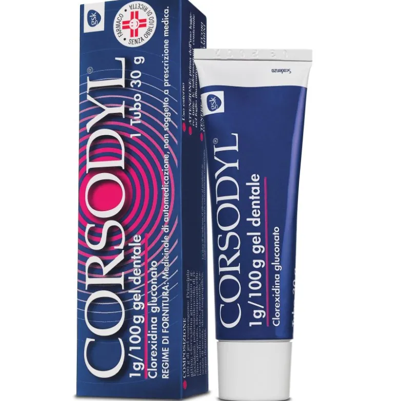 Corsodyl Gel Dentale 30g 1g/100g